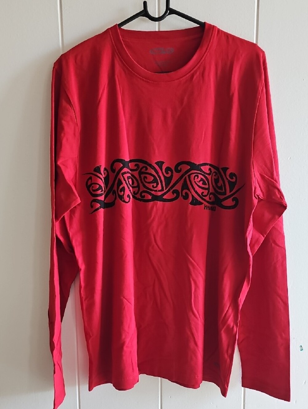 Maori Band HI Rugby Red Graphic Mens T‑Shirt Size Small - Picture 2 of 8